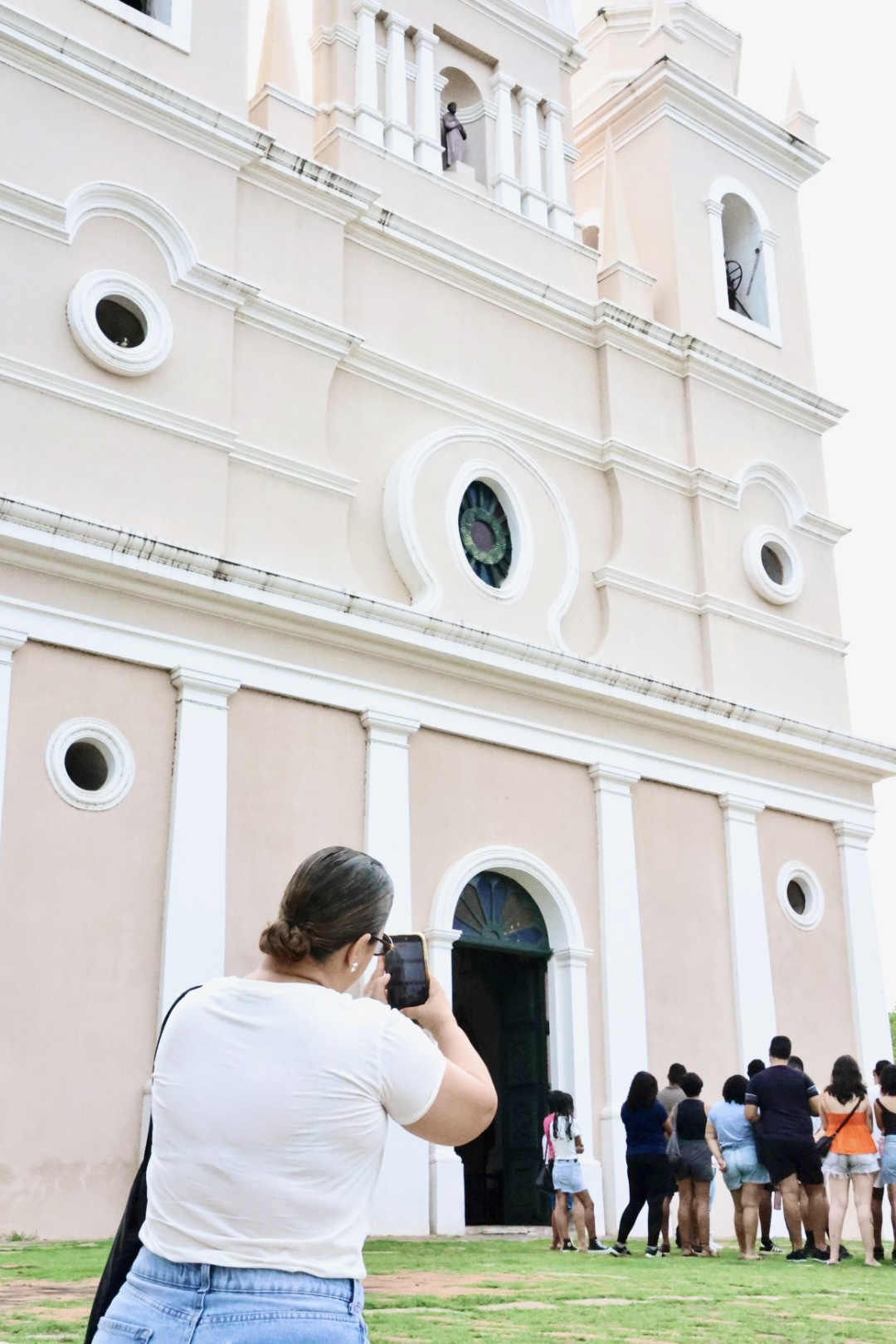 Fachada histórica visitada no City Tour